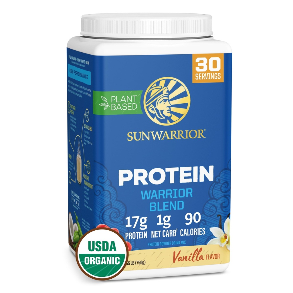 Sunwarrior Vegan πρωτεΐνη σκόνη οργανική φυτικής προέλευσης πρωτεΐνη 
