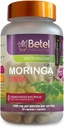 Betel Natural Premium Βιολογικά πηγασμένα κάψουλες Moringa Oleifera Amazing Flavonoids - 1500 mg ανά υπηρεσία