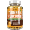 DACHA Tumeric Curcumin Supplement - 2250mg συμπληρώματα κοινής υποστήριξης Turmeric με μαύρο πιπέρι Ginger 95% κάψουλες κουρκουμινοειδή