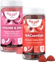 GOJOY NATURALS NAC 600mg + Choline & DHA Gummies Bundle - Nutritional Support for Daily Wellness