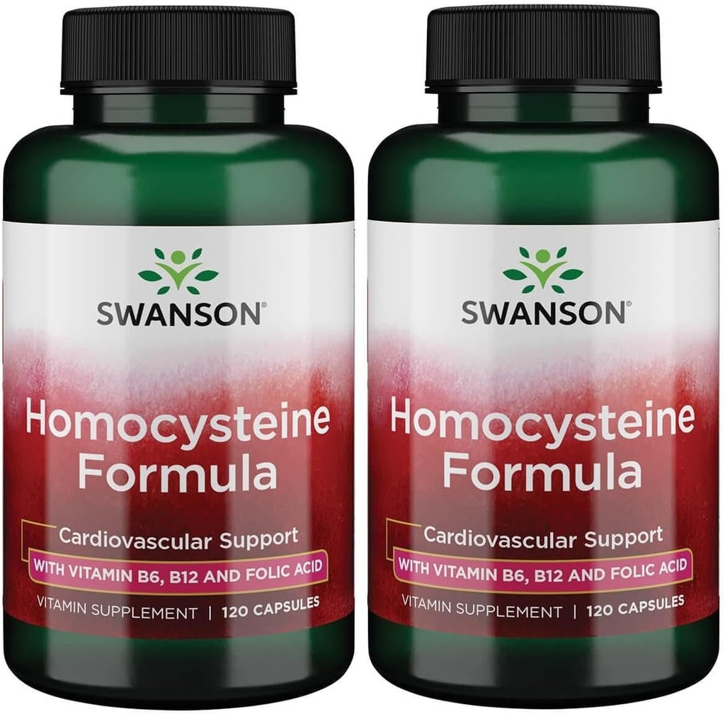 Swanson Homocysteine Formula 120 Caps (2 Συσκευασία)