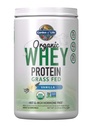 Garden of Life Grass Fed Whey Protein Powder Vanilla - 21g Πρωτεΐνη για γυναίκες & άνδρες + Προβιοτικά - 12 εξυπηρετούν - Χωρίς γλουτένη, μη GMO, Kosher, Humane, RBST & rBGH Hormone Δωρεάν