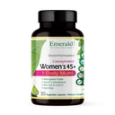 EMERALD LABS Γυναικεία 45+ 1-Καθημερινή πολυβιταμίνη - Πλήρης πολυβιταμίνη για την ολοκληρωμένη υποστήριξη, τα οστά και την καρδιά υγεία* - Σχεδιασμένο για γυναίκες 45+ - Χωρίς γλουτένη & χορτοφάγους - 30 κάψουλες λαχανικών