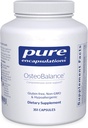 Pure Encapsulations OsteoBalance | Hypoallergenic Supplement to Promote Calcium Absorption and Enhance Healthy Bone Mineralization* | 351 Capsules