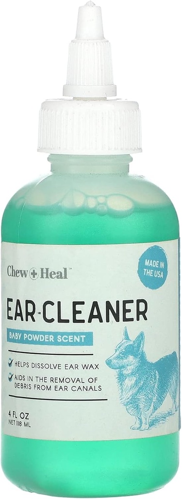 Chew + Heal Dog Ear Cleaner Solution 