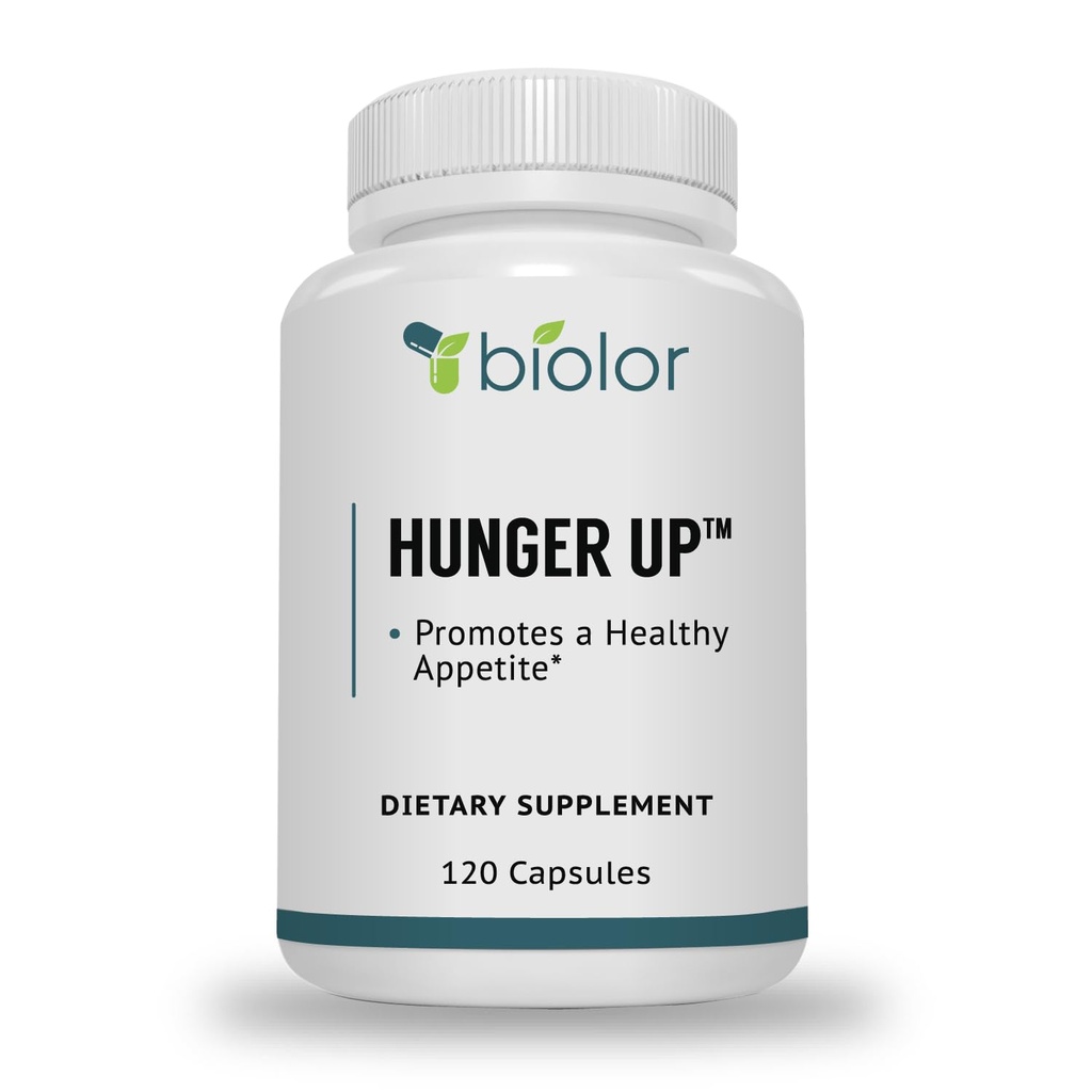Biolor HungerUp™ - Appetite Stimulant (with No Artificial Fillers) - Effective Weight Gain Pills with Fenugreek Extract to Increase Appetite and Gain Weight