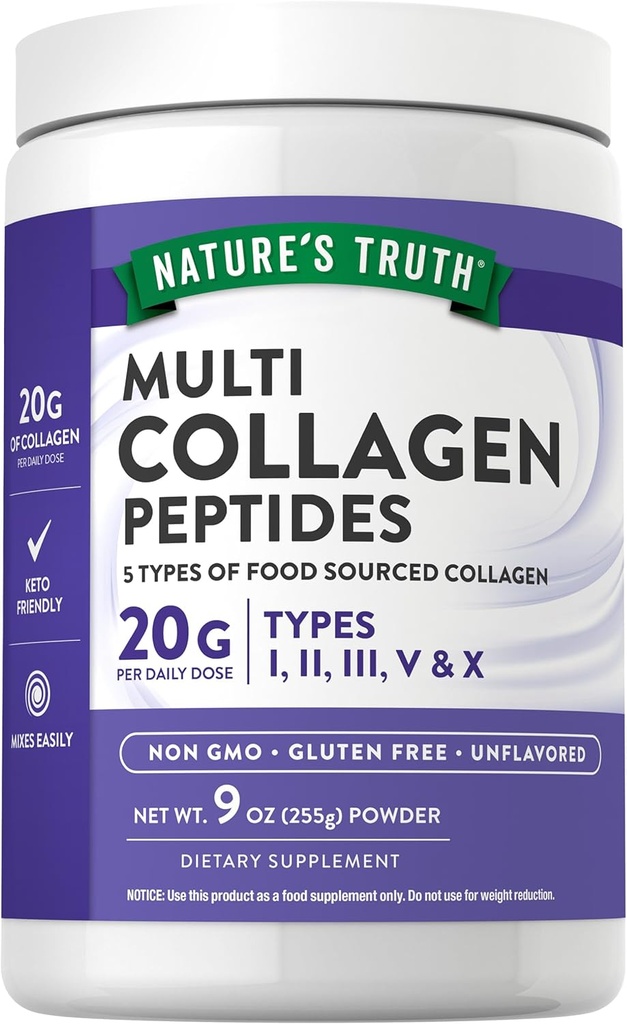 Nature's Truth Multi Collagen Peptide Powder 