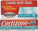 Cortizone-10 Ανακούφιση ψύξης Anti-Itch Gel 1 oz (πακέτο των 3)