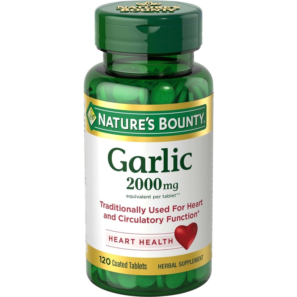 Boundy σκόρδο της φύσης 2000mg, δισκία 120 ea