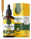 HERBAMAMA Mullein Drops for Lungs - Vegan Lung Cleanse with Mullein Leaf Extract, Echinacea Tincture & Licorice - Non-GMO, Alcohol & Sugar-Free Respiratory Support Supplement - 56-Day Supply