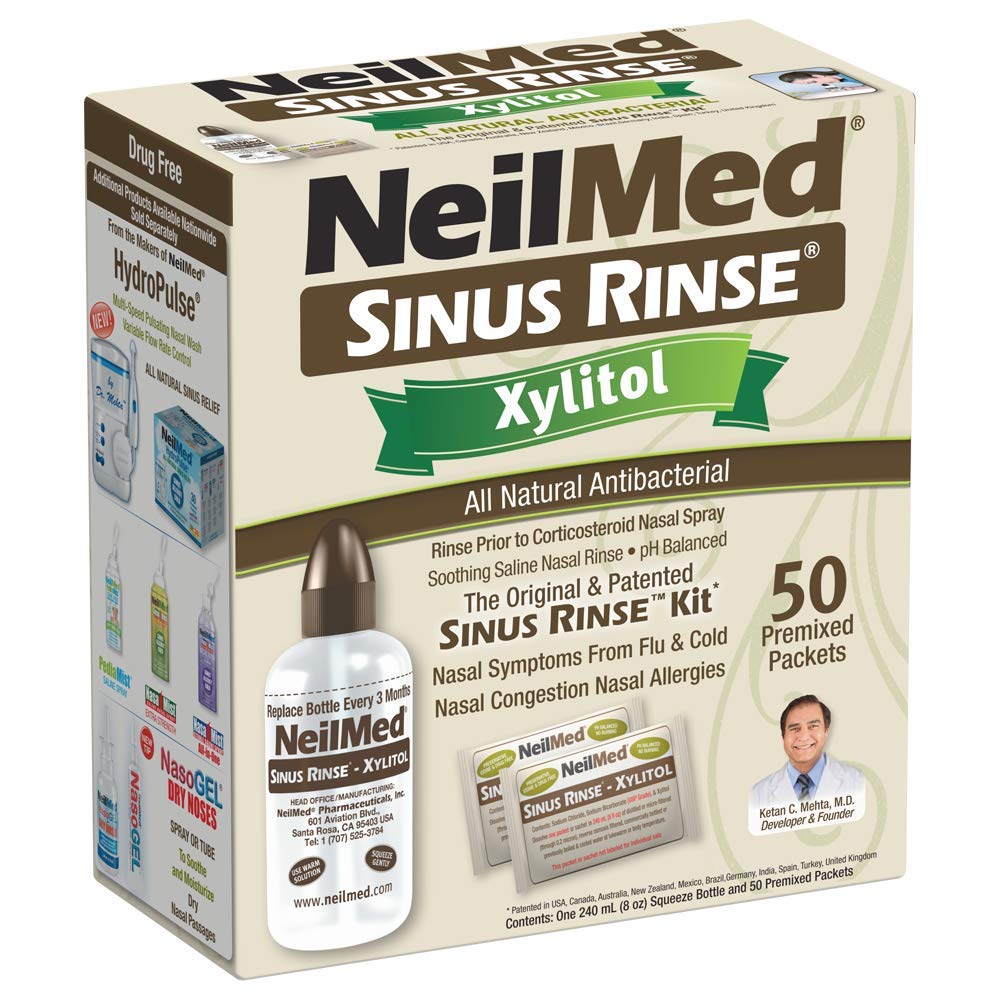 NeilMed Sinus Rinse Kit with Xylitol, 50 Count (πακέτο του 1)