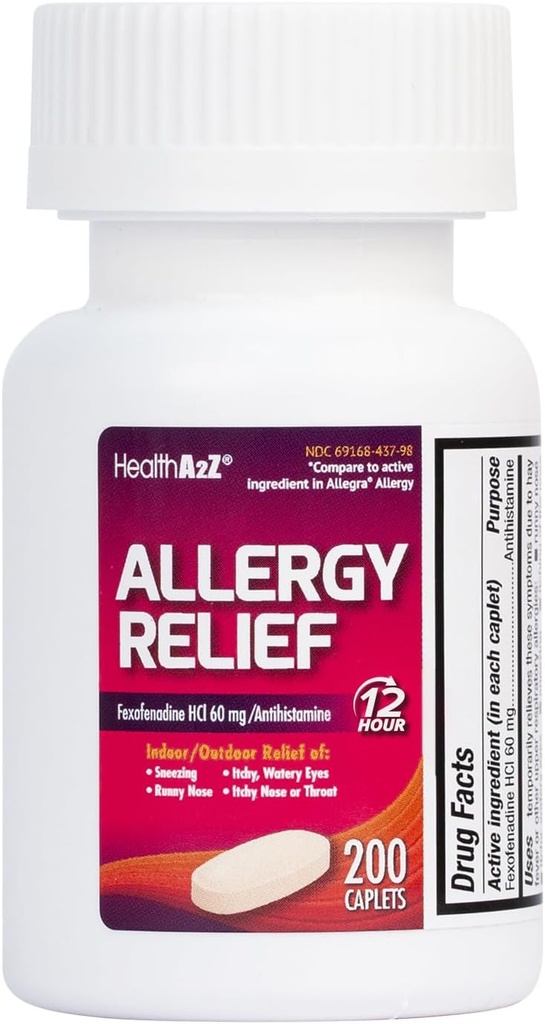 HealthA2Z® Fexofenadine Hydrochloride 60mg 