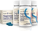 Foster & Thrive Liquid Gels με Naproxen Sodium 220mg NSAID Pain Reliever Reliever Reducer, 40 Gels, (Pack of 3)