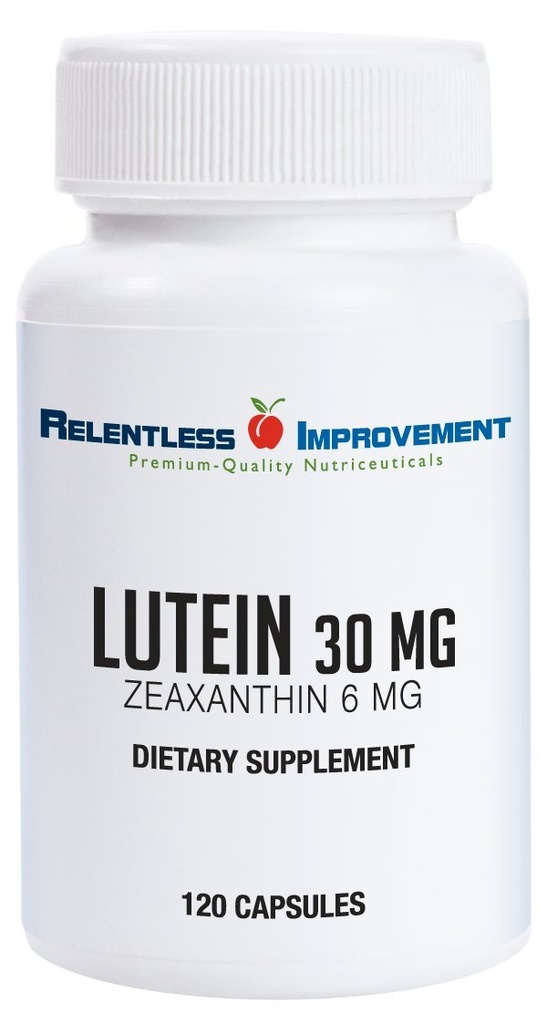Υψηλή ισχύς 30mg Lutein Plus 6mg Ζεαξανθίνη 120 Vege-Κάψουλες Φυσικό εκχύλισμα Marigold για την υγεία των ματιών Όχι Fillers 100% Ενεργό υλικό