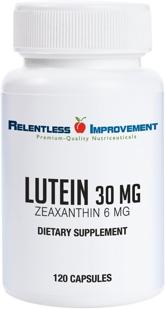 Υψηλή ισχύς 30mg Lutein Plus 6mg Ζεαξανθίνη 120 Vege-Κάψουλες Φυσικό εκχύλισμα Marigold για την υγεία των ματιών Όχι Fillers 100% Ενεργό υλικό
