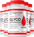 NutraRize (5 Pack) Sugar Sync Glyco Optimizer Κάψουλες, Επίσημη SugarSync Glyco Optimizer, Sugar Sync Joint Optimizer, Sugar Sync Gluc Cleanse Detox Formula, SugarSync Glycol Reviews (300 Κάψουλες)