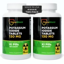 Δισκία ιωδιούχου καλίου - 130 mg δισκία ιωδίου για έκθεση σε ακτινοβολία 