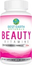 Best Earth Naturals Beauty Vitamins Phytoceramide Pills - Συμπλήρωμα στήριξης για την ενυδάτωση του δέρματος με το άλφα λιποϊκό οξύ και Περισσότερα για να βοηθήσει στην προώθηση του ενυδατωμένου δέρματος - 30 Count