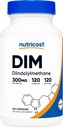 Nutricost DIM (Diindolylmethane) Plus BioPerine 300mg, 120 κάψουλες χορτοφάγων - Έως 4 μήνες προσφοράς, Max συμπλήρωμα αντοχής DIM