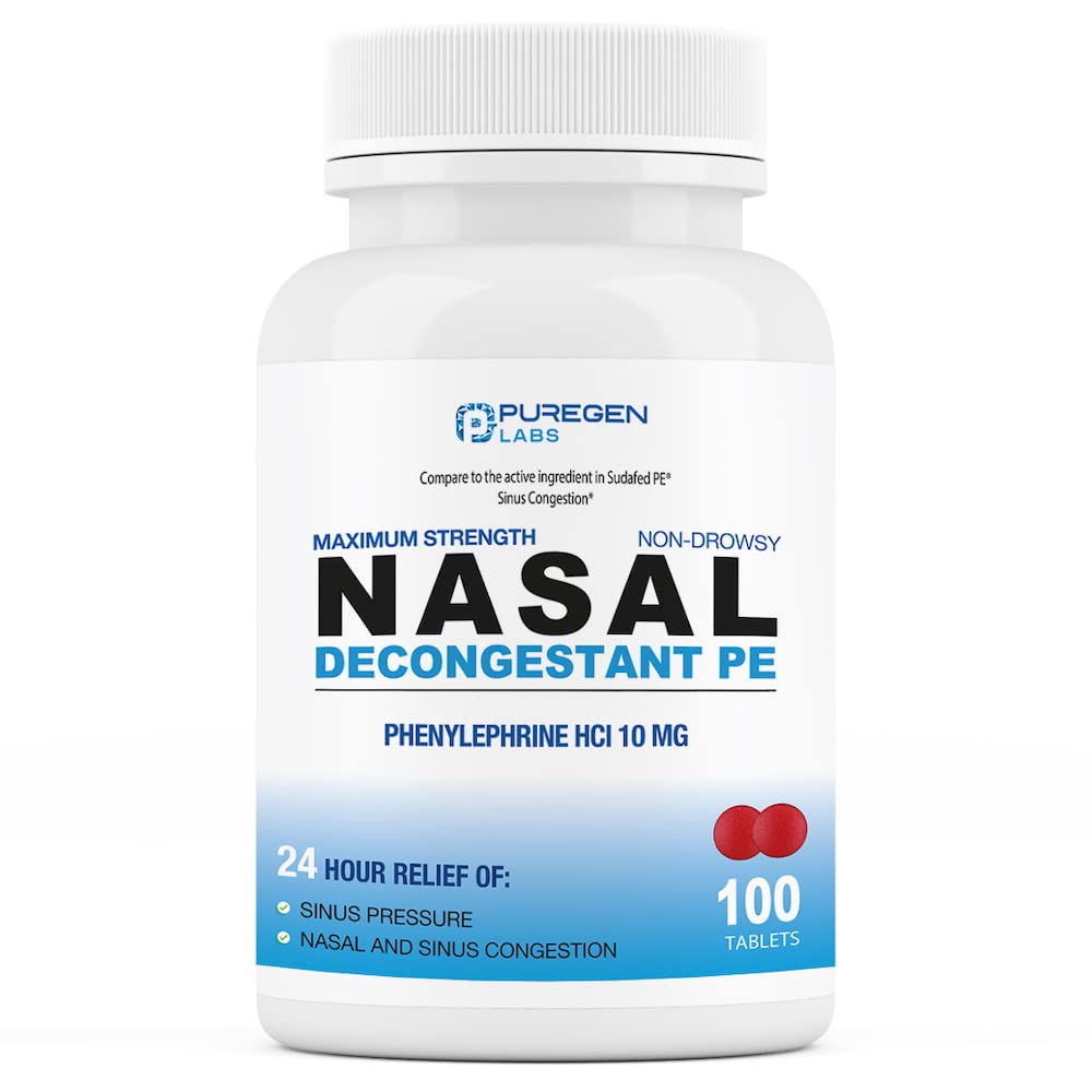 Puregen Labs Nasινικό αποσυμφορητικό PE 100 δισκία 
