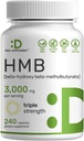 Ultra Strength HMB Συμπληρώματα 3.000mg ανά υπηρεσία, 240 κάψουλες 