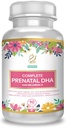 ACTIF Complete Prenatal DHA with 1500mg Omega-3, 100% Natural, Organic DHA, EPA – Non-GMO, 90 Count
