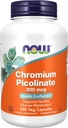 NOW Συμπληρώματα Τροφίμων, Chromium Picolinate 200 mcg, Insulin Co-Factor *, 250 Veg Κάψουλες