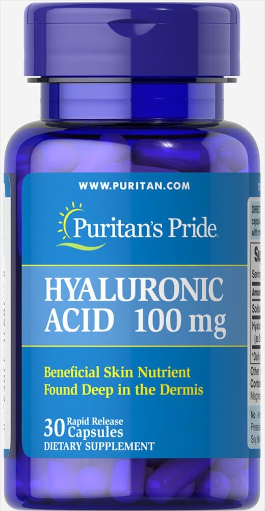 Puritan's Pride Υαλουρονικό Οξύ 100 mg-30 Κάψουλες