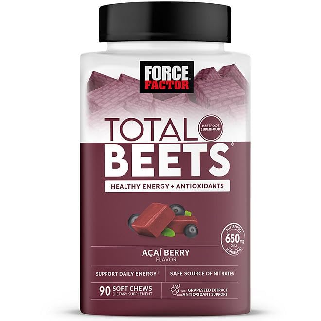 Total Beets, Beet Root Superfood Soft Chews, Acai Berry (90 ct.)