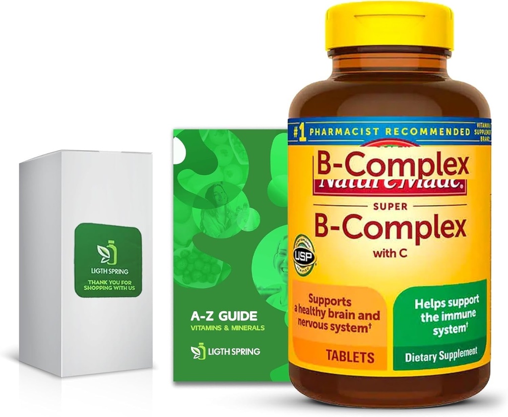 Super B- Complex με C, 460 Δισκία με Αποκλειστικές Βιταμίνες & Ορυκτά A έως Z - Better Ligth&Spring Guide (2 Προϊόντα)