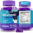 Μελατονίνη Gummies 30mg για Ενήλικες - Μέγιστη Δύναμη Μελατονίνη Gummies για Χαλάρωση & Καταπραϋντική, Εξωγενής Μελατονίνη Συμπλήρωμα με FOS για Ανοσοποιητική, Υγεία των Ούρων και Ισορροπία pH, Χωρίς Ζάχαρη -120 Μετρητές