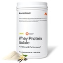 Momentous Essential Grass-Fed Whey Protein Powder - 20 g Whey Isolate Protein - NSF Certified for Sport - Χωρίς γλουτένη - 24 Μερίδες για Βασική Καθημερινή Χρήση - Βανίλια - Πακέτο Μπορεί να Βάρυ