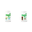 Vega Protein and Greens Protein Powder, Vanilla - 20g Plant Based Protein Plus Veggies, Vegan & Protein and Greens Protein Powder Chocolate (19 Σερβιρίσματα) - 20g Plant Based Protein Plus