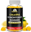 Creatine Gummy Supplement- Λεμόνι αρωματική κρεατίνη μονοένυδρη Προ προπόνηση μάσημα για την ενίσχυση της ενέργειας, Creatine συμπλήρωμα για την οικοδόμηση μυών και της δύναμης, Vegan, μη-GMO 90 Count