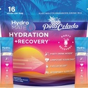 HydroMATE Ηλεκτρολυτές Powder Packets Ανανάς Επιταχυντής Ενυδάτωσης Χαμηλή Ζάχαρη Κόμμα Ευνοήσεις για την αποκατάσταση Tropical Piña Colada 16 Sticks