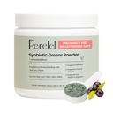 Perelel Synbiotic Greens Powder, Superfood Blend με Φρούτα, Λαχανικά, Προβιοτικά, Fiber, Spirulina & Chlorella, Daily Greens Supplement, Soy & Gluten Free, Non GMO, Acai Berry Flavor, 30 Servings