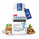 N-Labs Flexafen Κοινό συμπλήρωμα υποστήριξης – Κοινή υποστήριξη υγείας με MSM, Collagen Τύπου 2, Υαλουρονικό οξύ, Boron & White Willow Bark – Υποστηρίζει την κοινή άνεση, ευελιξία και κινητικότητα – 30 κάψουλες