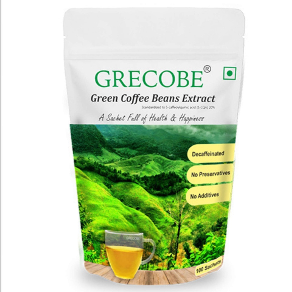 100% Pure Green Coffee Beans Extract με 50% χλωρογονικά οξέα, Δεκαφεϊνωμένα, αντιοξειδωτικά 