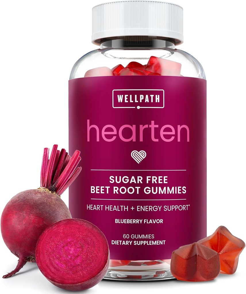 WellPath Beet Root Gummies (Sugar Free - Blueberry Flavor) 1500 mg 