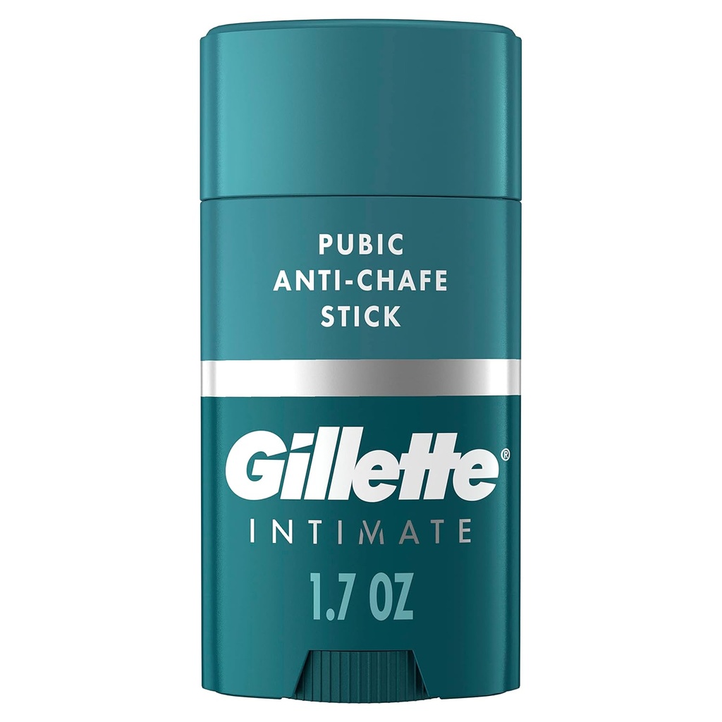 Gillette Intimate Pubic Anti-Chafe Stick, μειώνει το τρίψιμο και τον ερεθισμό, Pubic Anti-Chafing για τους άνδρες, εύκολη εφαρμογή, δερματολόγος δοκιμαστεί