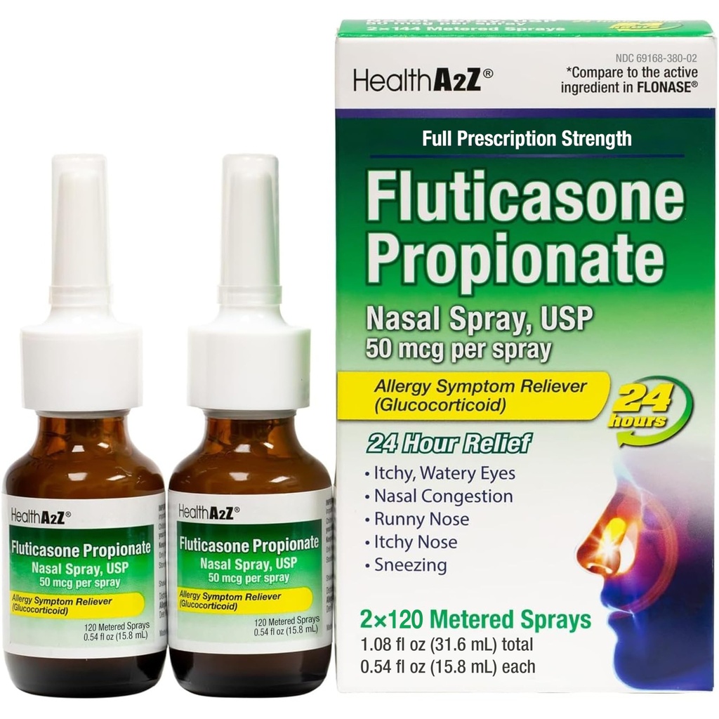 HealthA2Z® Fluticasone Propionate Nasal Spray 