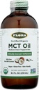 Χλωρίδα - MCT Oil Certified Organic - Υποστηρίζει τη μυϊκή ενέργεια & την υγεία του εγκεφάλου - Περιέχει C8 καπρυλικό οξύ & C10 Capric Acid - μη-GMO, χωρίς γλουτένη, Vegan & Keto-Friendly - 8.5 fl. oz. Γυάλινο μπουκάλι