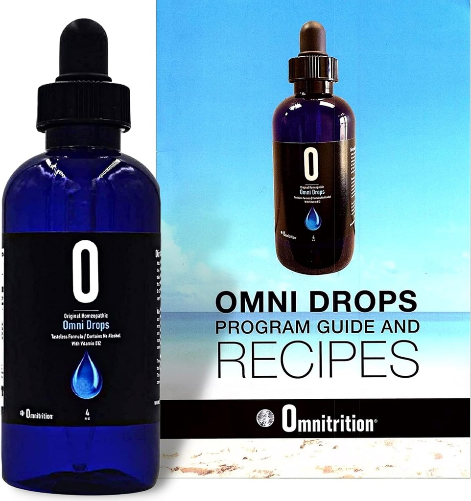 Omni σταγόνες διατροφής σταγόνες με βιταμίνη B12 - 4 oz με οδηγό προγράμματος
