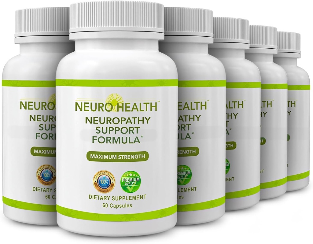 Nerve Support Formula for Neuropathy - Το συμπλήρωμα νεύρων σας με βιταμίνες Β και άλφα λιποϊκό οξύ - Ταχεία απορρόφηση - 360 κάψουλες