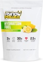 Ryno Power Hydration Fuel Electrolyte Drink Mix 2lb (20 εξυπηρετήσεις) 'Lemon Lime' - Προηγμένη φόρμουλα ηλεκτρολυτών + BCAA's - Χωρίς γλουτένη - Παρατεταμένη ενέργεια και αποκατάσταση μυών