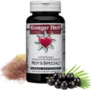 Kroeger Herb Products, Ανδρικό Ειδικό συμπλήρωμα υποστήριξης Prostate για άνδρες με πριόνι Palmetto, Μαύρο Walnut & Cornsilk 