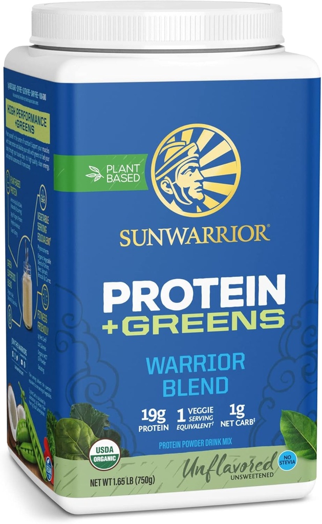 Ηλιόλουστος Πολεμιστής Μπλέντ Πρωτεΐνη Πράσινα Ποτό σε σκόνη Μίγμα 