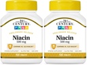 21st Century Niacin 500 mg δισκία παρατεταμένης αποδέσμευσης, 100 Count (27474) (πακέτο του 2)
