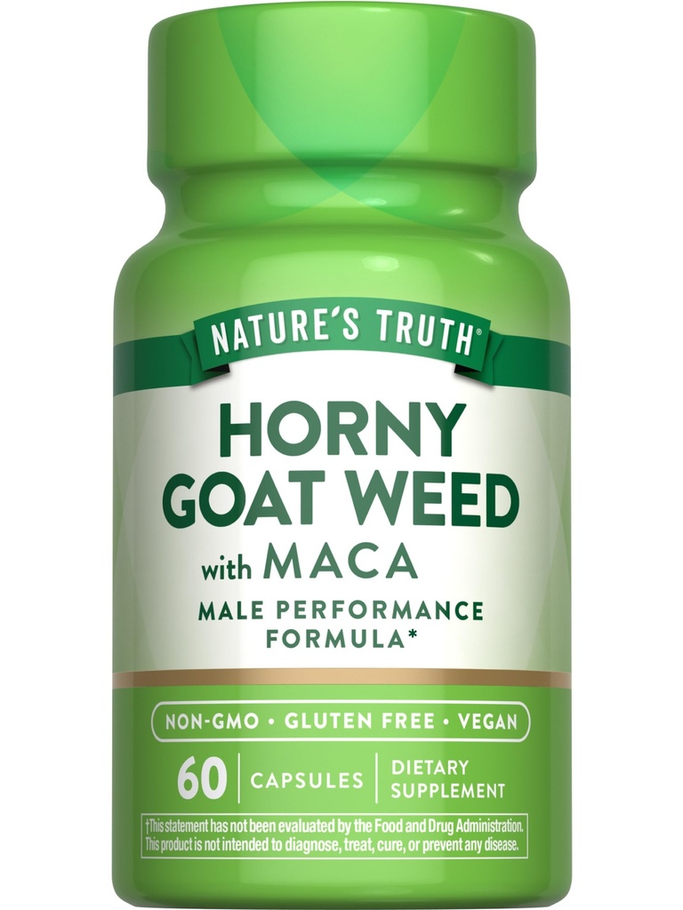Η αλήθεια της φύσης Horny κατσικίσιο ζιζάνιο με Maca 