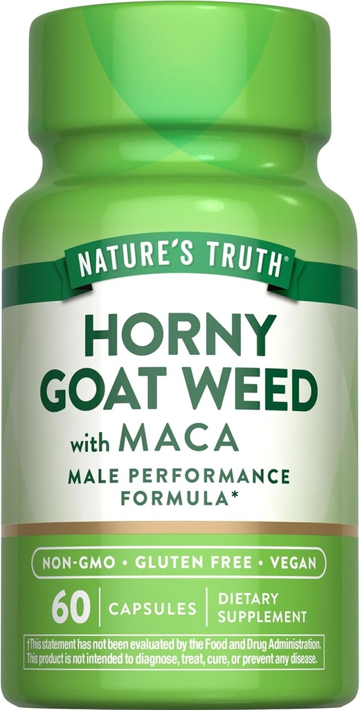 Η αλήθεια της φύσης Horny κατσικίσιο ζιζάνιο με Maca 